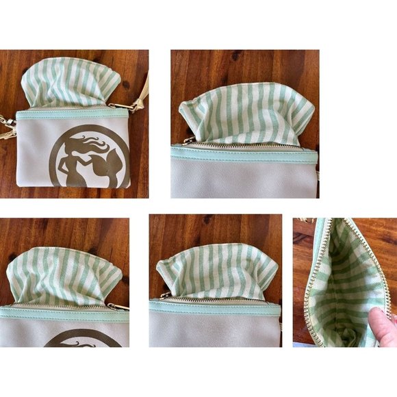 Spartina 449 Mermazing Mermaid Wristlet Zip Strap Rare Beach Vacation Is… - Picture 7 of 12